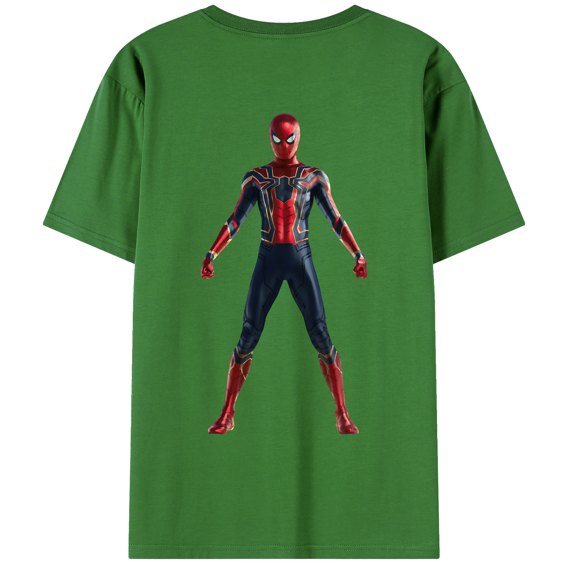 （画像用） Spider Man スパイダーマン レディース半袖Tシャツ(バックプリント)